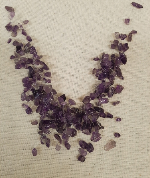 ketting amathist kraaltjes