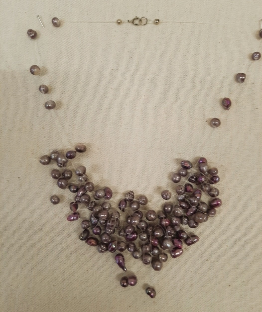 ketting roze pareltjes