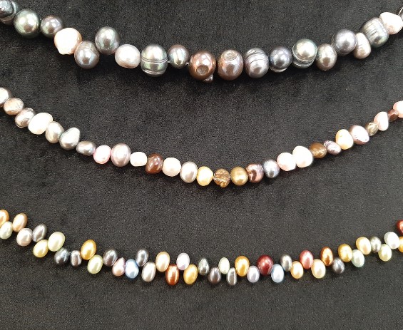 meerdere kettingen multicolor